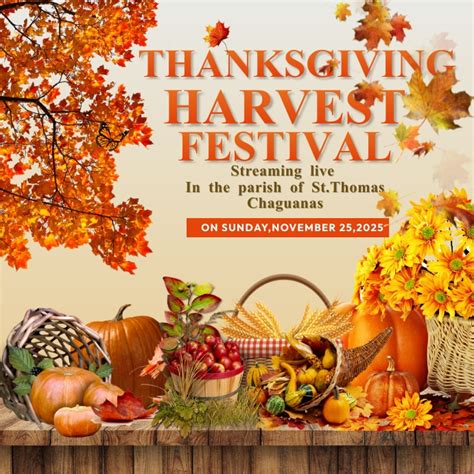 Harvest Festival Template | PosterMyWall