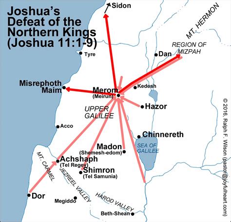 Maps for the Book of Joshua -- JesusWalk Bible Study Series