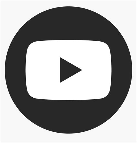 Youtube Logo Vector White, HD Png Download - kindpng