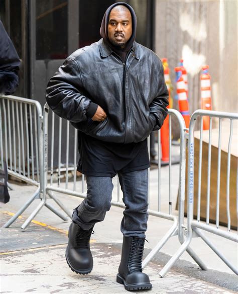 Kanye West's Balenciaga Spring 2023 Chunky Boots Outfit