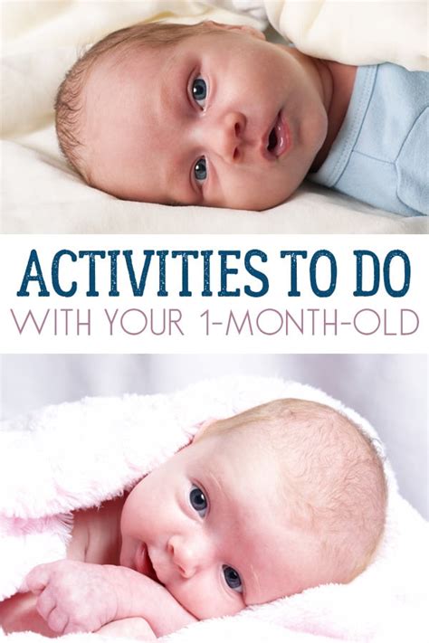 Simple activities to do with your 1-month-old baby at home