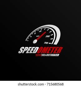 Speedometer Logo Design Vector Icon Template: vector de stock (libre de ...