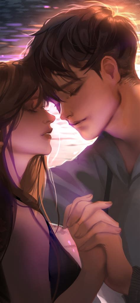 1242x2688 Resolution Anime Romantic Couple 2019 Iphone XS MAX Wallpaper ...