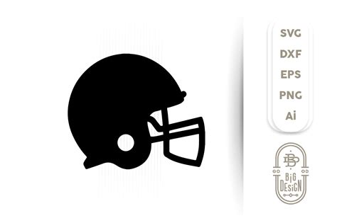 Football Helmet SVG - Football Svg , Helmet Silhouette (372636) | SVGs ...