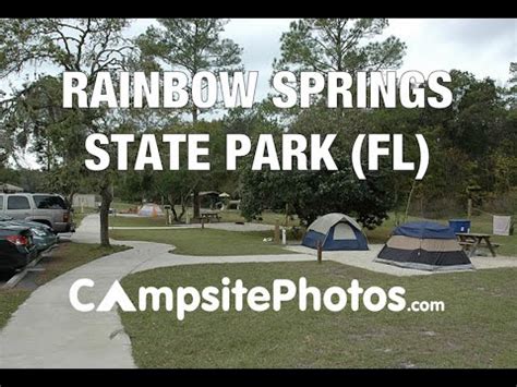 Rainbow Springs State Park Campground Map