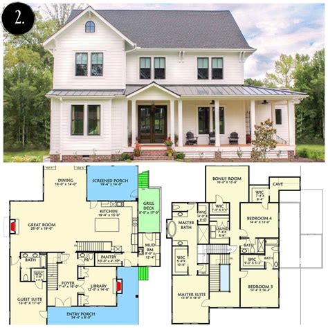 10 Modern Farmhouse Floor Plans I Love - Rooms For Rent blog | House ...