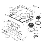 Amana AES1350BAW electric range parts | Sears Parts Direct