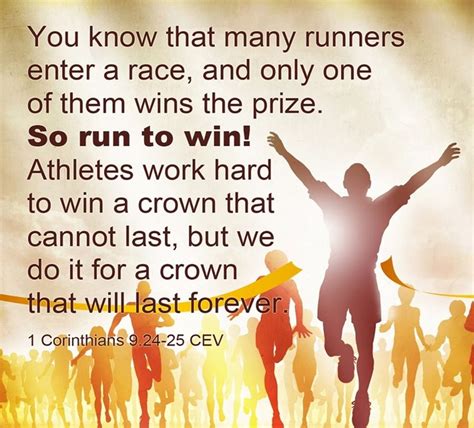 1 Corinthians 9:24-25 | Bible verses quotes, Inspirational quotes ...