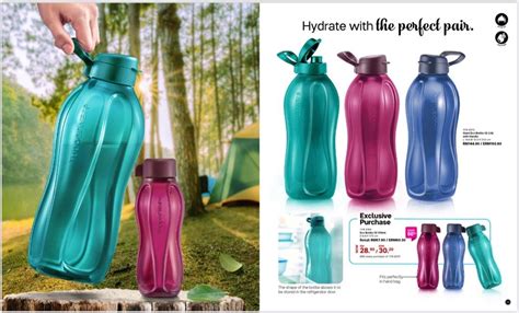 TUPPERWARE Giant Eco Bottle 2.0 L with FREE GIFT, Furniture & Home ...