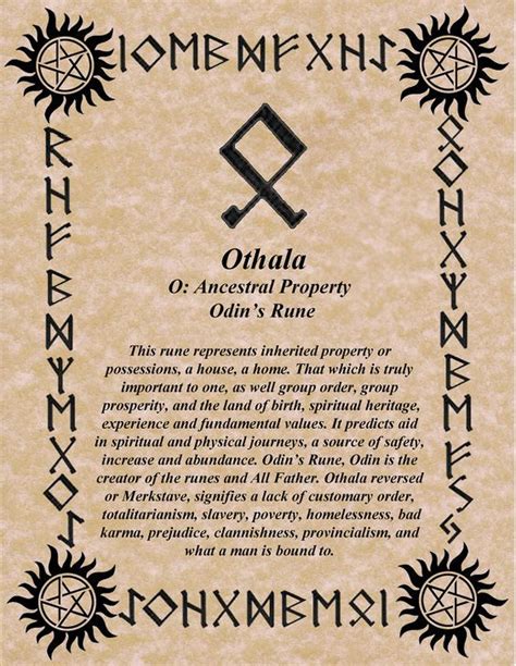 Your Daily Rune for March 21st is Othala | Ancient runes, Norse symbols ...