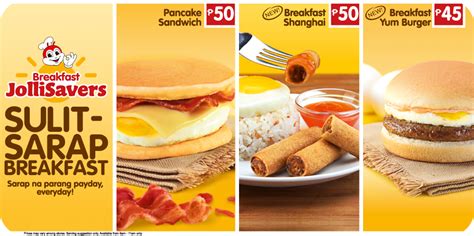 Jollibee Breakfast Menu 2022