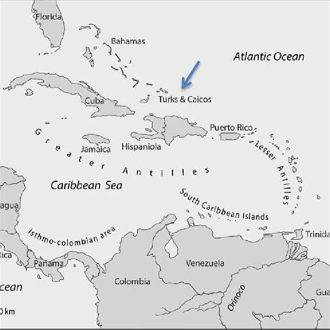 Common location for Lucayan sites is these narrow offshore barrier ...