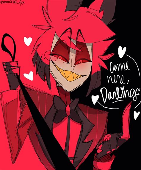 Alastor Hazbin Hotel Fanart - gotka-czy-emo