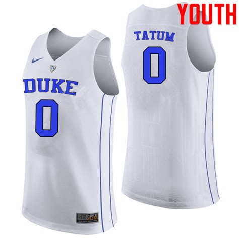 Jayson Tatum Jersey : Official Duke Blue Devils Basketball Jerseys Sale ...