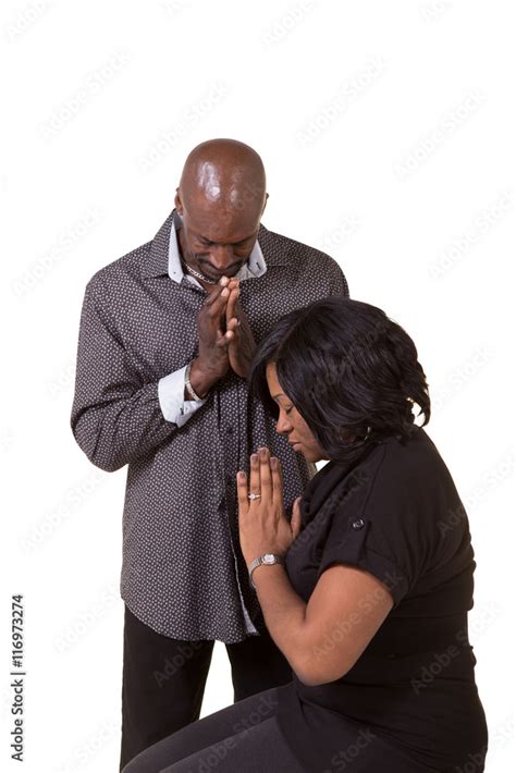 Portrait of a couple praying together Stock Photo | Adobe Stock