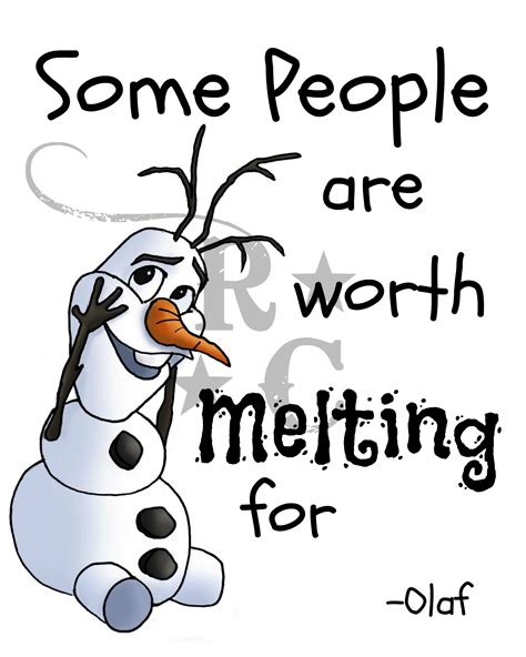 Olaf the Surprisingly Astute Snowman - He says so much with so little ...