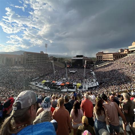 Concert History of Folsom Field Boulder, Colorado, United States ...