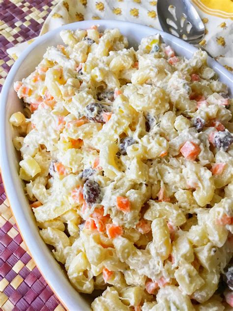 Chicken Macaroni Salad (Filipino-Style) - PinoyBites