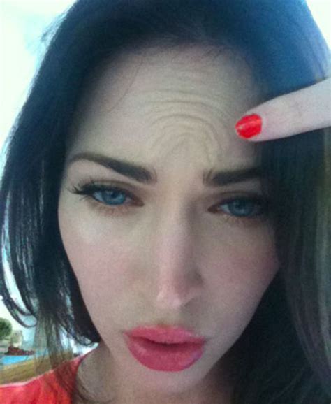 Faux Fox: Are Megan Fox's Facebook Forehead Wrinkles Faked? - Beautygeeks