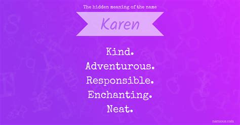 The hidden meaning of the name Karen | Namious