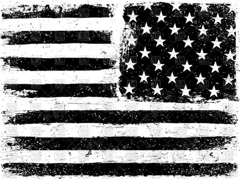 Vector American Flag Black And White at Vectorified.com | Collection of ...