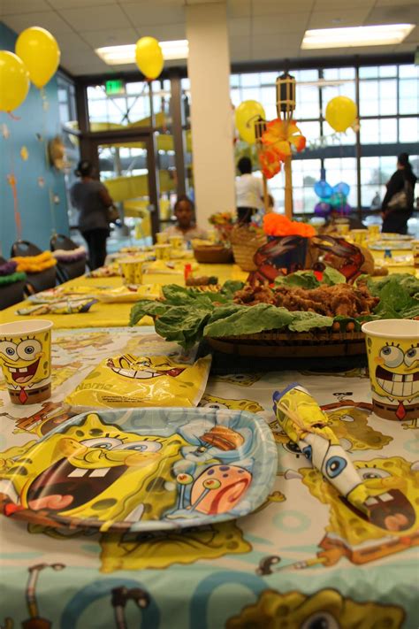 SpongeBob SquarePants Birthday Party Ideas | Photo 9 of 38 | Catch My Party