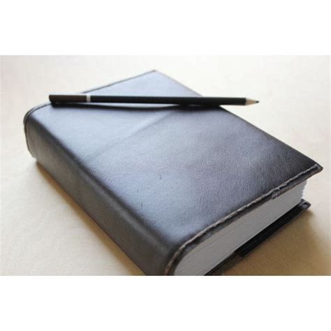 Refillable leather journal (LARGE) - graph paper, lined paper or blank ...