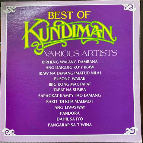 Best of Kundiman (1983, Vinyl) - Discogs