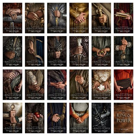 Character Posters For Amazon’s The Lord of the Rings: The Rings of ...