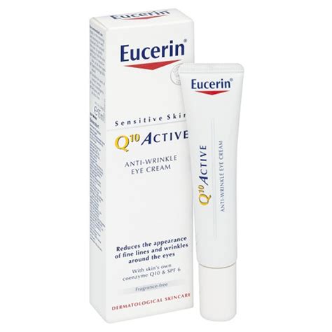 Eucerin® Sensitive Skin Q10 Active Anti-Wrinkle Eye Cream (15ml) | Free ...