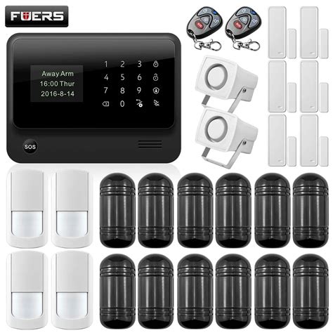 Fuers New DIY Wireless WiFi GSM SMS Home Security Alarm System IOS ...