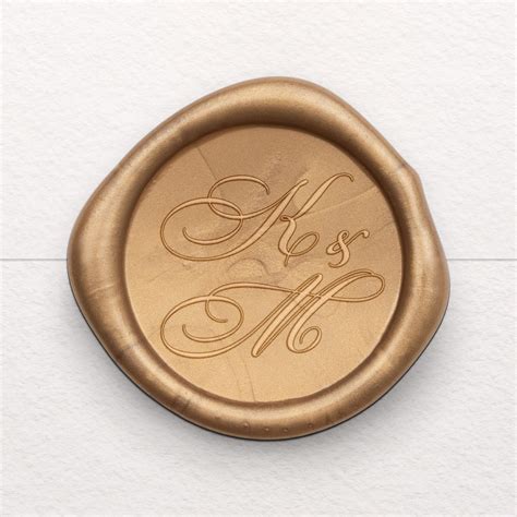 Custom Initials Wax Seal Wedding Wax Seal Monogram Wax Seal - Etsy