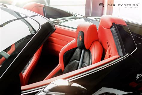 Ferrari 458 Spider gets stunning new interior from Carlex Design