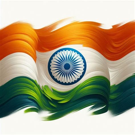 Indian flag isolated on white india independence day 15 august The ...