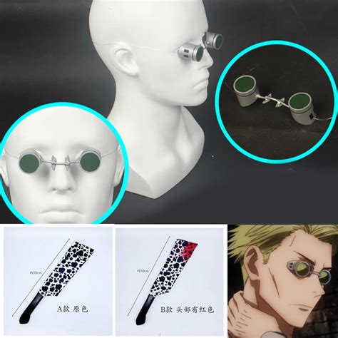 Jujutsu-Kaisen-Cosplay-Nanami-Kento-Glasses-Eyewear-Men-Goggles-Hand ...