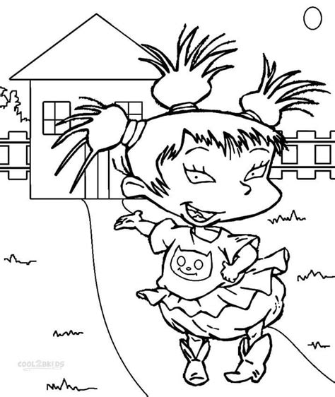 Chuckie Finster from Rugrats Coloring Page - Free Printable Coloring ...