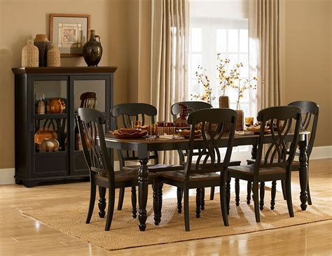 Ohana Black Rectangular Extendable Dining Room Set from Homelegance ...