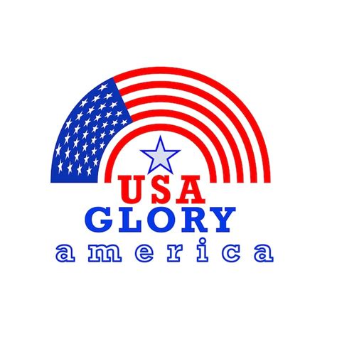 Premium Vector | American Flag logo design