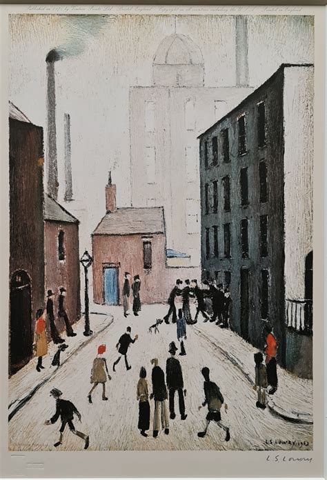 lowry-industrialscene, signed limited print