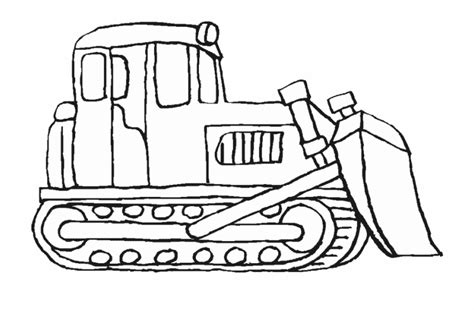 Construction Vehicles Coloring Pages Bulldozer Bulldozer Printable ...