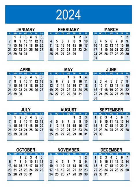 Printable Calendar 2023 2024 Desktop Calendar Yearly Wall Etsy - Riset