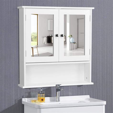 Wall Mount Bathroom Storage Cabinet Kitchen Cupboard Organizer W ...