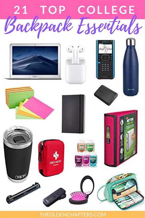 College Backpack Essentials: The 21 Items You Must Carry With You ...