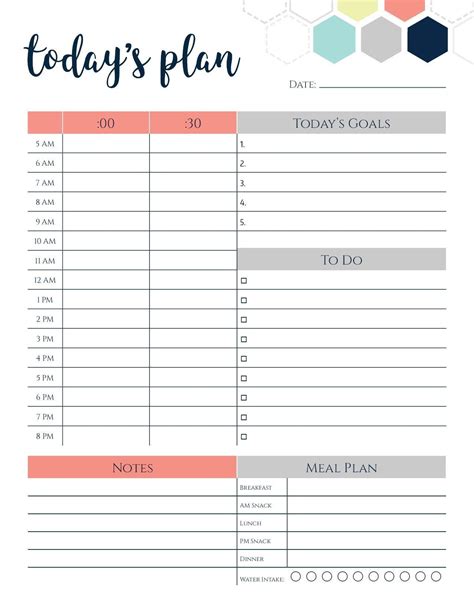 Daily Planner Template Excel Inspirational Daily Calendar Template ...