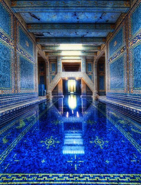 The Azure Blue Indoor Pool at Hearst Castle photo on Sunsurfer