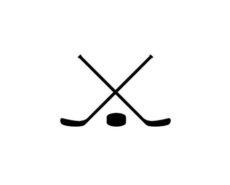 Crossed Hockey Sticks Logo – vultlerorn