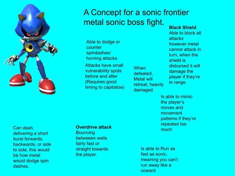 A Possible Concept for a metal sonic boss fight in sonic frontiers ...