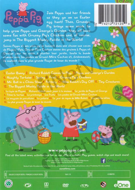 Peppa Pig - The Easter Bunny (Bilingual) on DVD Movie