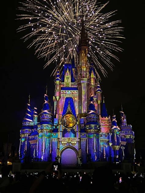 Fireworks over a castle