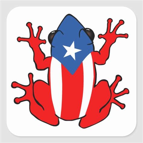 Puerto Rico - Coqui Sticker | Zazzle | Puerto rico art, Puerto rico, Flag